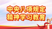 中央八项规定精神学习教育